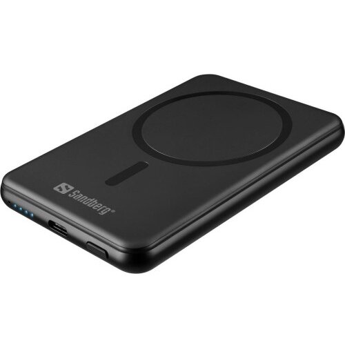 Sandberg Baterija Powerbank 5.000 SolidState magnetno brezžično polnjenje Cene