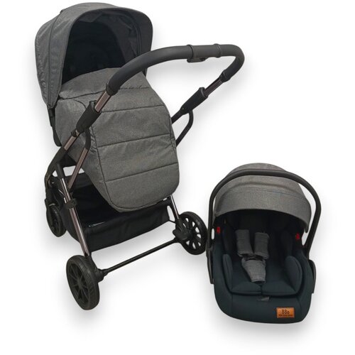 Bbo Q7 ultra set kolica za bebe 3u1 grey Slike