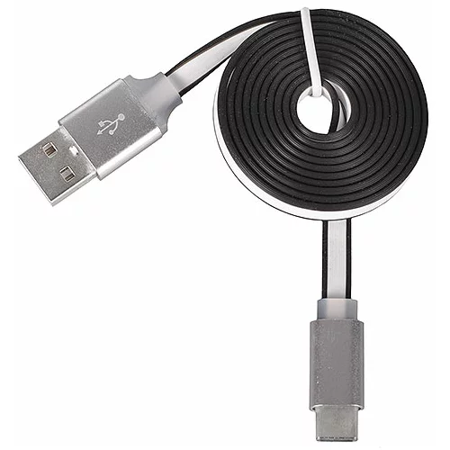  Podatkovni data kabel - računalniški polnilec - USB Type-C - Slim - beli - 1m