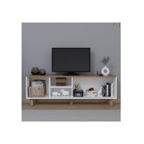 Hanah home Hanah Kućna TV komoda, boemski stil, 1600-83, 160x56x40 cm, bijela Slike