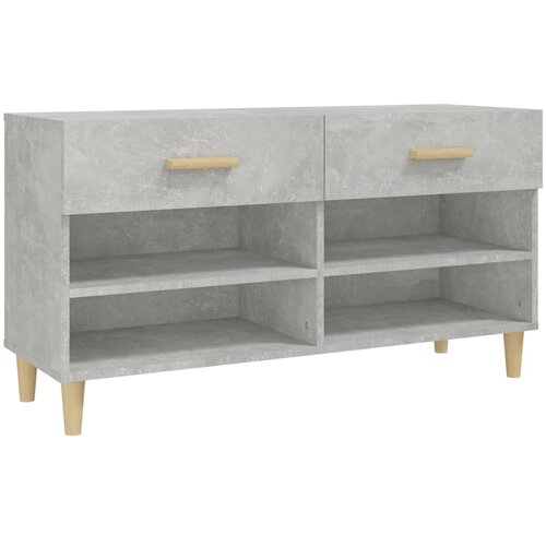 Maison Chic Omarica za obutev - Kopa za čevlje siva 102x35x55 cm inženirski les, (21776328) Cene