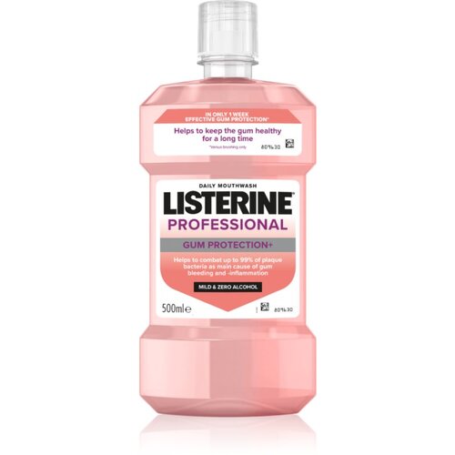 Listerine Professional Gum Protection+ ustna voda za za&amp;scaron;čito zob in dlesni 500 ml Slike