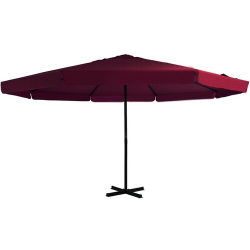  Vrtni suncobran s aluminijskom &scaron;ipkom 500 cm bordo Cijene