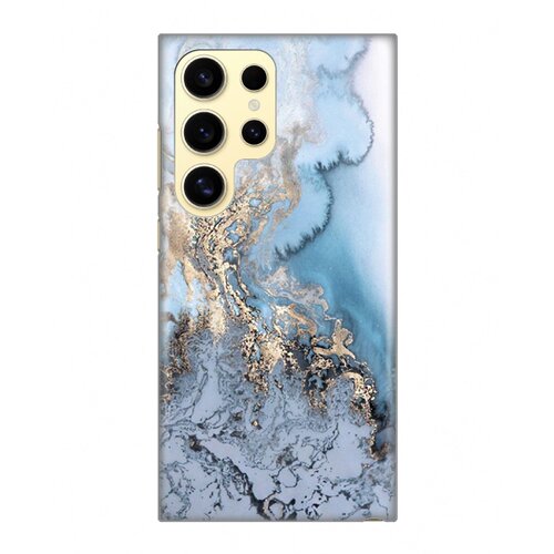 torbica silikonska print za samsung S928B galaxy S24 ultra blue gold marble Slike
