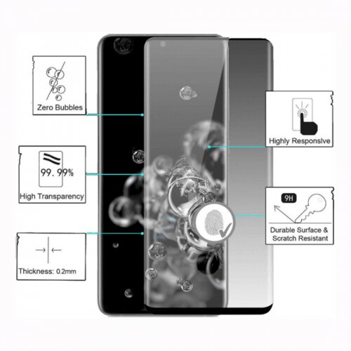 MY Screen protector ZA&amp;Scaron;ČITNO KALJENO STEKLO Xiaomi Redmi Note 13 Pro Plus 5G - DIAMOND GLASS EDGE 3D - črn Slike