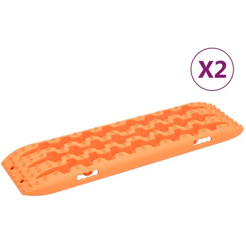  Daske za vuču 2 kom narančaste 106 x 30,5 x 7 cm najlonske Cijene