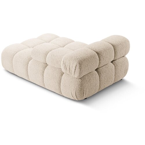 Micadoni Bež modul za sedežno garnituro iz tkanine boucl&amp;eacute; (desni kot) Bellis &amp;ndash; Home Slike