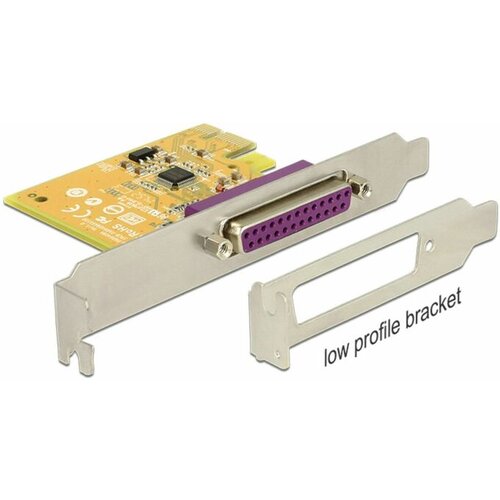 Delock kartica pci express paralelna + low profile 89445 Cene