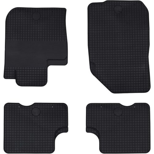  Auto tepih 4 pcs Crna prikladno za DACIA DUSTER 2010-2017 Guma Cijene