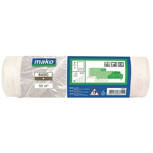 MAKO Pokrivna folija Basic (D x V: 25 x 2 m, HDPE plastika) Cijene