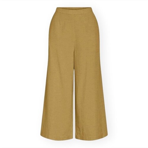 Vila Hlače Prisilla Trousers - Amber Gold Rumena Cene
