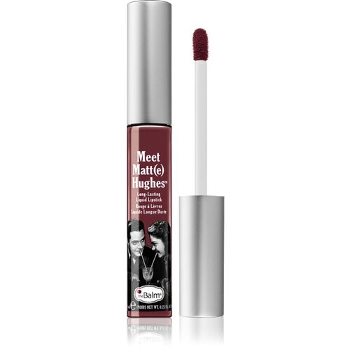 TheBalm Meet Matt(e) Hughes Long Lasting Liquid Lipstick dolgoobstojna tekoča &amp;scaron;minka odtenek Fierce 7.4 ml Slike