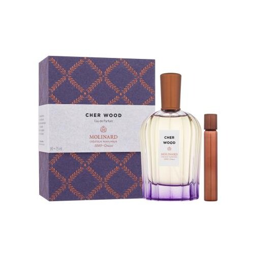 Molinard La Collection Priv&amp;eacute;e Cher Wood set: EDP 90 ml + deodorant roll-on 7,5 ml unisex Slike