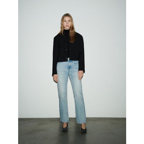Reserved kavbojke straight leg - modra Cene