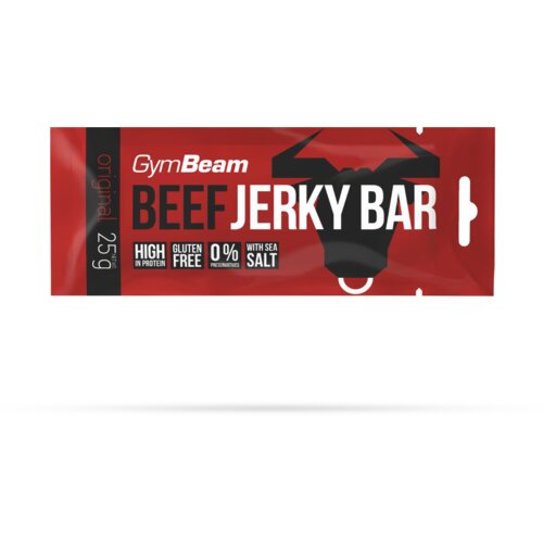GymBeam Beef Jerky Bar 25 g original Slike