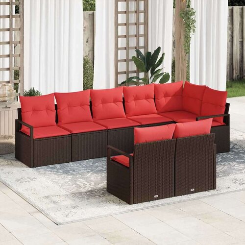  Set sofe 8 pcs Smeđa poliratan Cene