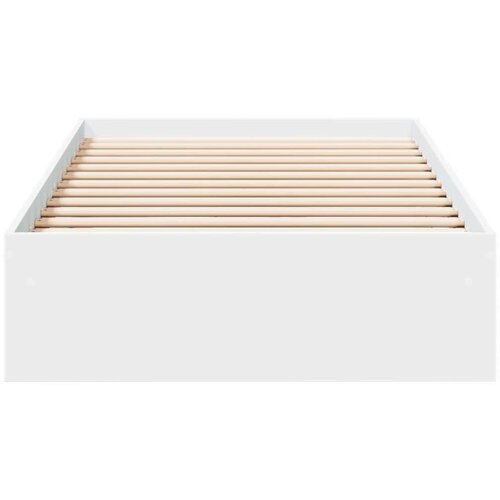  Okvir za krevet s ladicama bijeli 100x200 cm konstruirano drvo Slike