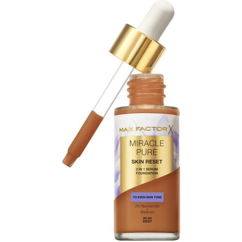 Max Factor Miracle Pure Serum Foundation nijansa 80-85 Medium 30 ml Slike