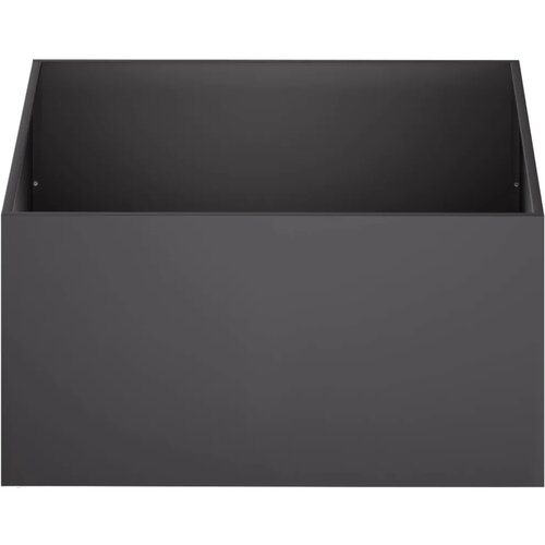 Vrtna saksija 2 kom. Crna 60 x 60 x 40 cm Čelična vrata - Crna 60 x 60 x 40 cm 2 Slike
