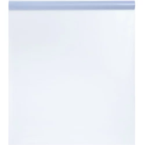 vidaXL Folija za okna statična matirana prozorna siva 90x1000 cm PVC