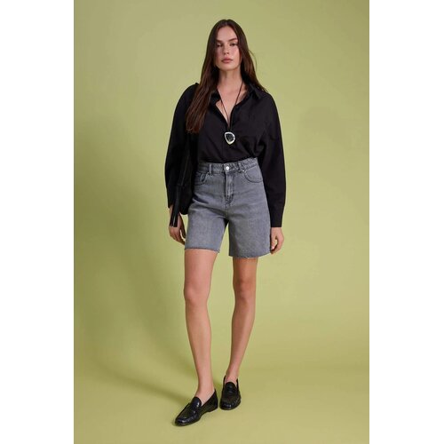 TRENDYOLMILLA ženski &scaron;orts Twoss26Sr00107, siva Cene