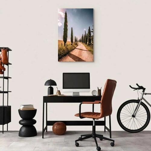 Slika - Italian cypresses (1 Part) Vertical 60x90 Premium Print Slike