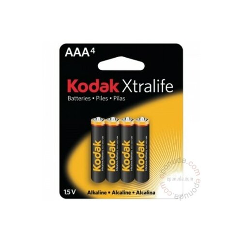 Kodak Alkalne baterije AAA 4 komada Extralife baterija za digitalni fotoaparat Slike