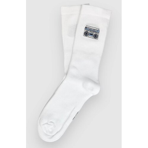 Supa Dupa Goods Boombox Socks white Cene