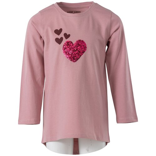 Lucky Kiddo majica DR LK-KGT LS 2_25 Ž ljubičasta 140 Cijene