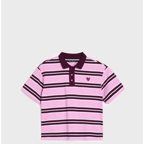 Sinsay Pamučna polo majica na pruge Slike