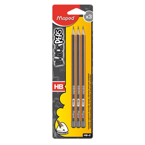 Maped grafitni svinčnik Black'peps, HB, 3 kosi Cene