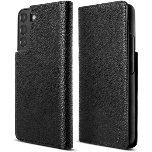 Ringke Premium Leather Flip Case for Samsung Galaxy S22+ - Folio Signature Black, (21740389) Cene