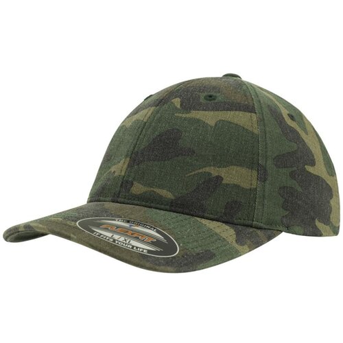 Flexfit garment washed camo green camo Slike