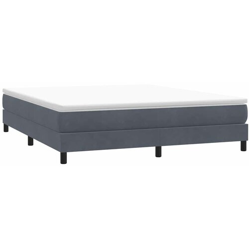 Box Spring krevet bez madraca tamno sivi 180x210 cm samt Cijene