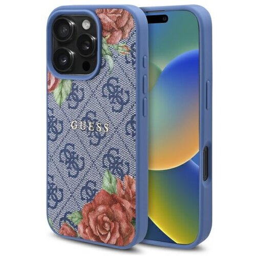 Guess OVITEK ZA IPHONE 16 PRO 6.3 ZA MAGSAFE HARDCASE FLOWERS PRINT, (5000013815) Cene