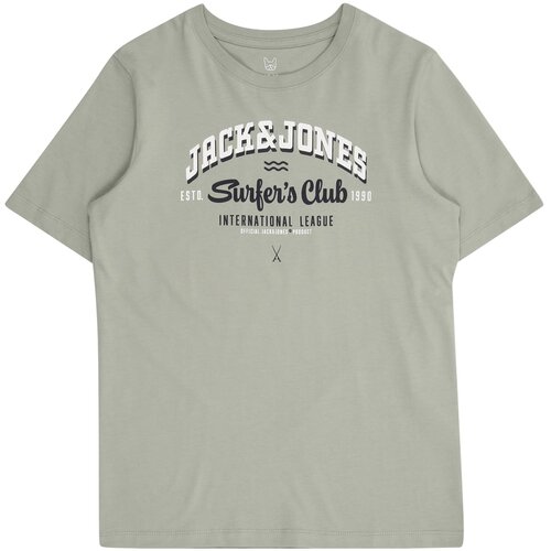 Jack & Jones Majica pastelno zelena / crna / bijela Cijene