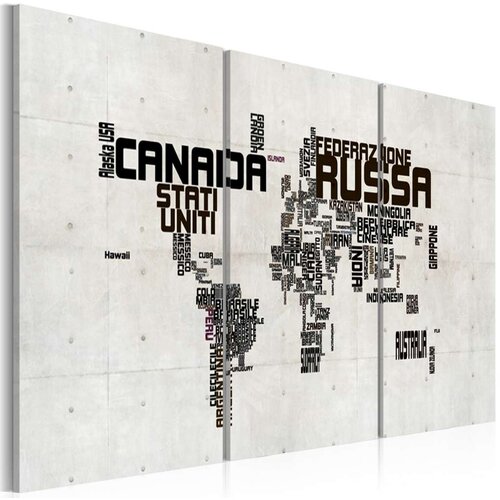  Slika - map - Italian 120x60 Slike