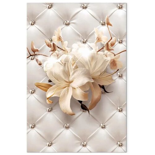  Slika - Diamond Lilies (1 Part) Vertical 80x120 Cijene