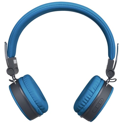Streetz slu&amp;scaron;alke BT200 naglavne zložljive bluetooth, 3,5 mm utor, modre, (21358110) Slike