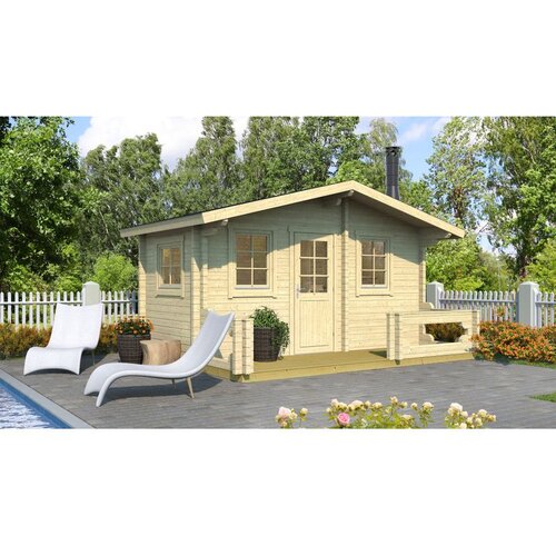 Male kuće Sauna kućica MODERNI PIHASAUNA 15 470 &times; 234 cm &ndash; bez zavr&scaron;nog krovnog pokrova Cijene
