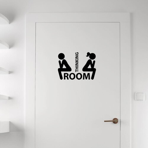 Ambiance naljepnica thinking room, 25 x 35 cm Slike