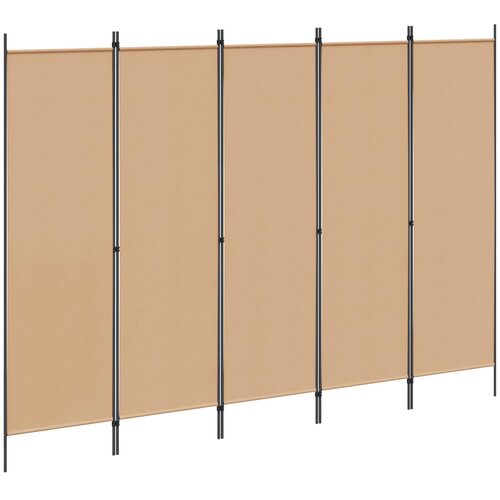  5-Panelni Pregrađivač Bež 250 x 180 cm Tkanina Cene