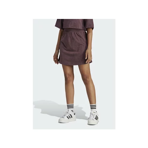 Adidas Krilo Adicolor Classics Suede Skirt HM1687 Rdeča Slim Fit