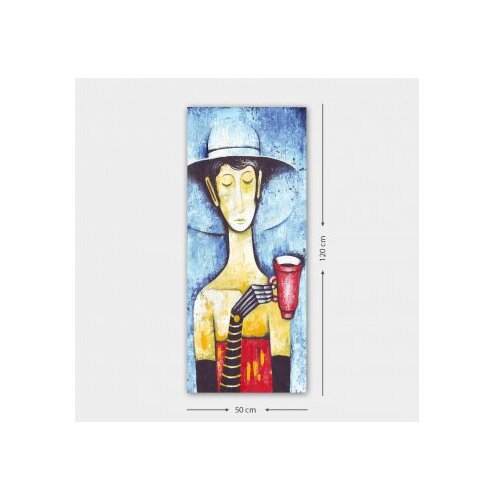 Wallxpert Slika na zidu na platnu 50x120cm Slike