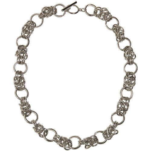 Urban Classics Accessoires Silver multiring necklace Slike