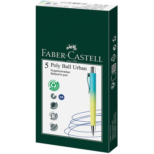  KEMIJSKA GUMIRANA POLY BALL XB FABER CASTELL 241109 PLAVO-ŽUTA Slike