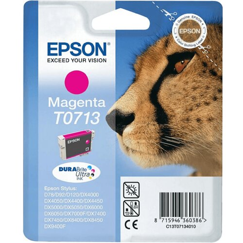 Epson kartuša T0713 (škrlatna), original Cene