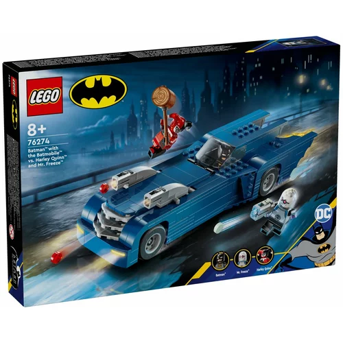 Lego 76274 Batman™ z Batmobilom™ proti Harley Quinn™ in G. Freezu™