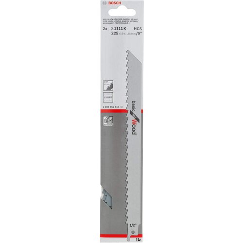 Bosch list univerzalne testere S 1111 K Basic for Wood - pakovanje 5 komada - 2608650678 Slike