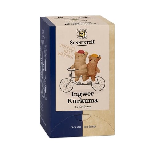 Sonnentor Čaj ingver kurkuma - Dvojna vrečka Cene